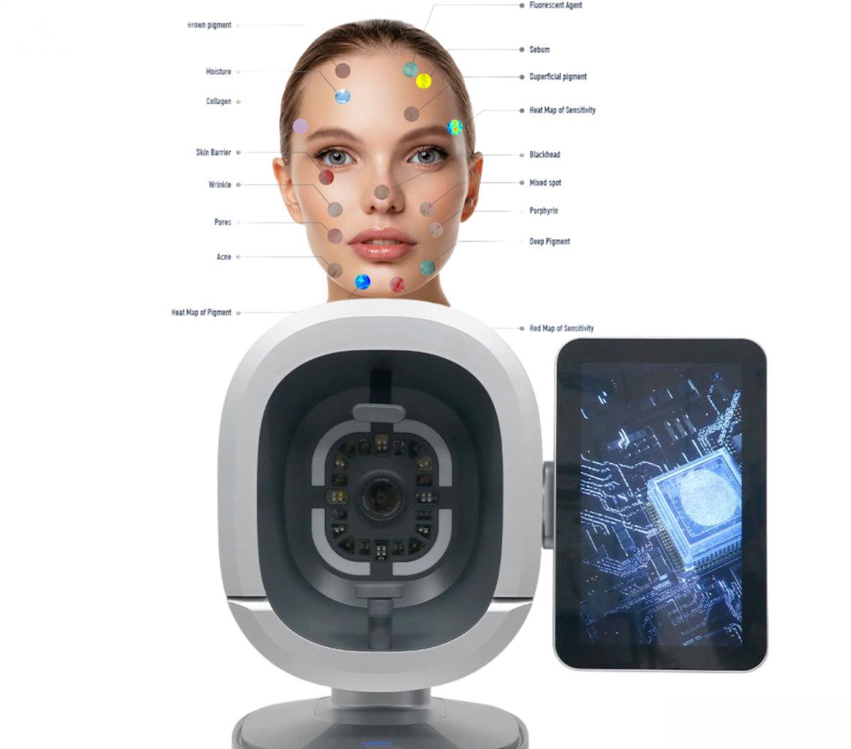 Test Instruments - AI Skin Analyzer Machine with WiFi