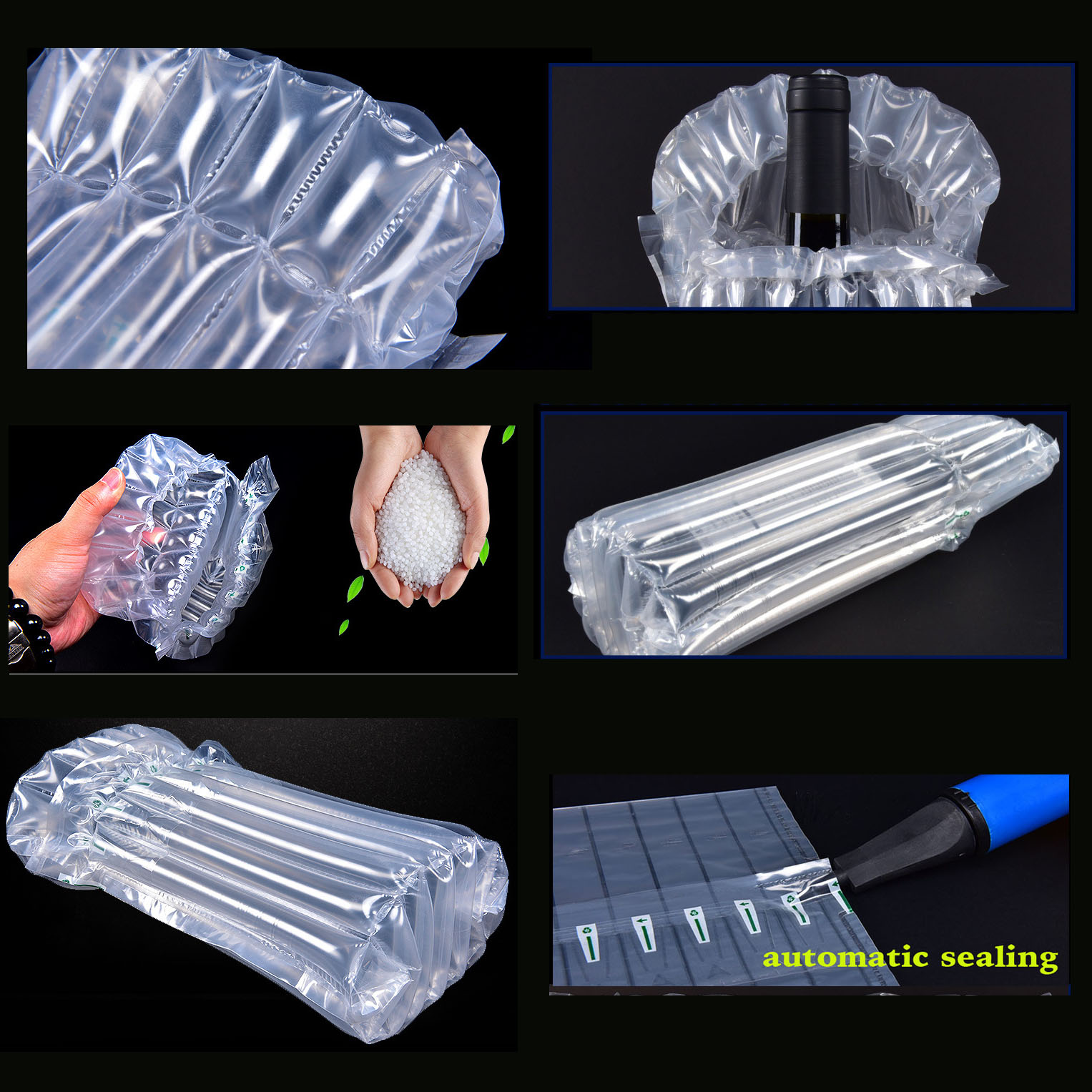 Inflatable Air Buffer Filler P - Air Bubble Wrap Roll Packaging recension och pris