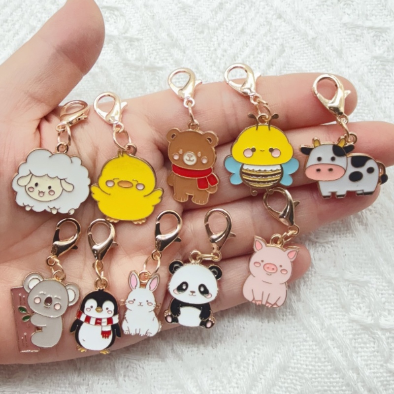 10pcs alloy drip oil cartoon a - Packaging recension och pris