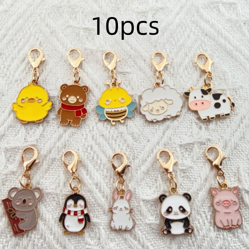 10pcs alloy drip oil cartoon a - Packaging recension och pris