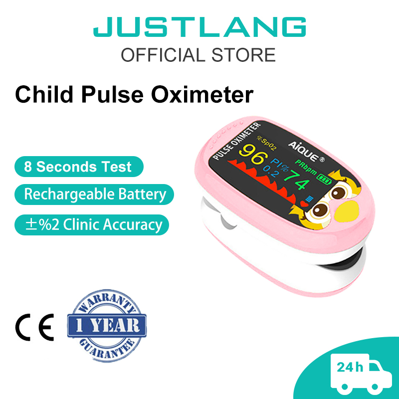 JUSTLANG Digital Cartoon Oxime - Pulse Oximeter Fingertip Rechargeable recension och pris