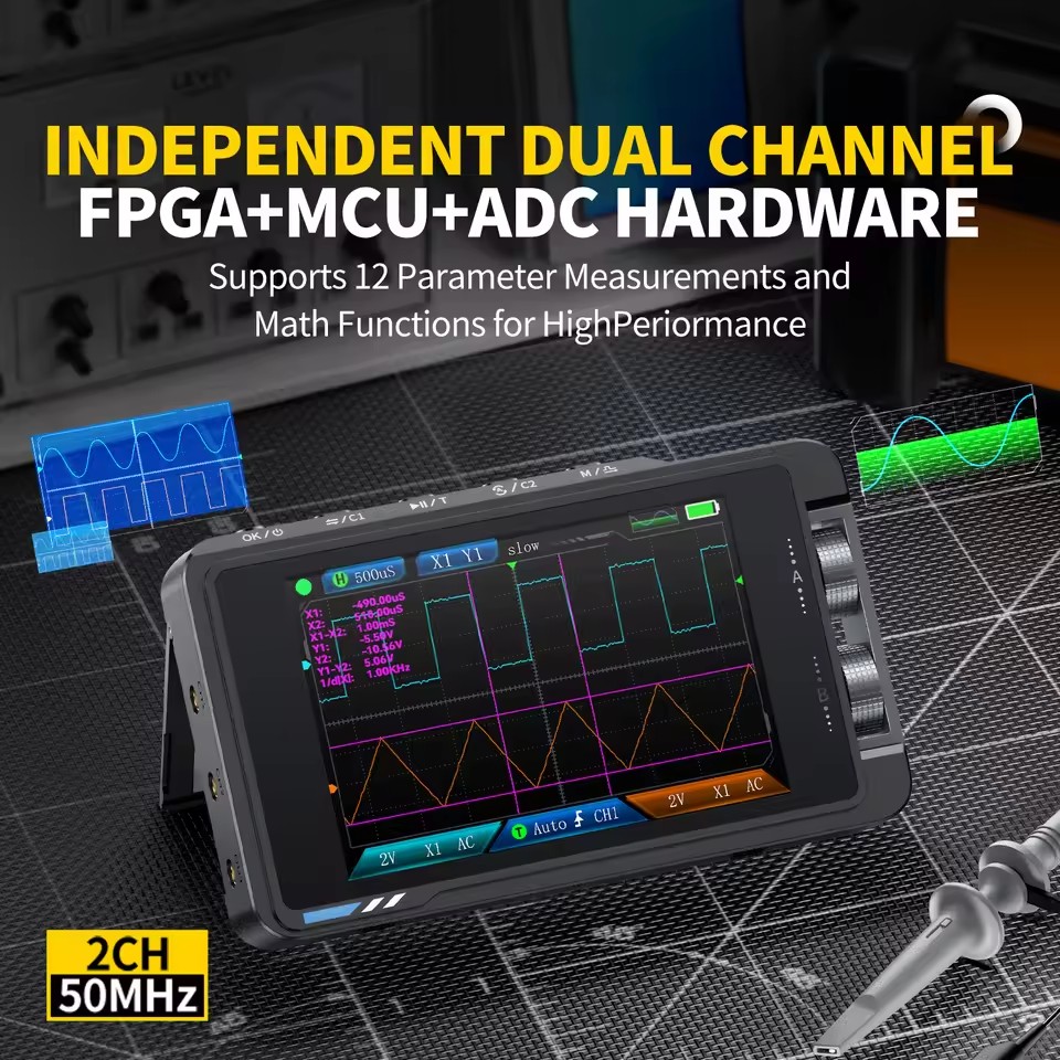 FNIRSI DS215H Handheld Small H - Fnirsi Digital Oscilloscope Handheld recension och pris