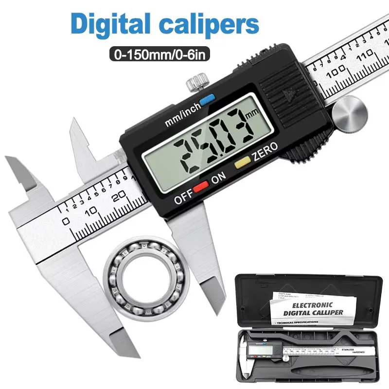 High Precision Digital Caliper - Digital Caliper 150Mm Stainless Steel recension och pris
