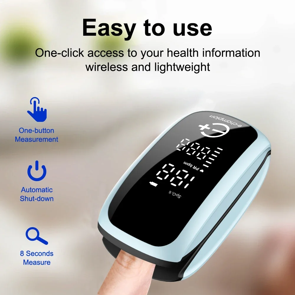 Blood Oxygen Saturation Monito - Pulse Oximeter Fingertip Rechargeable recension och pris