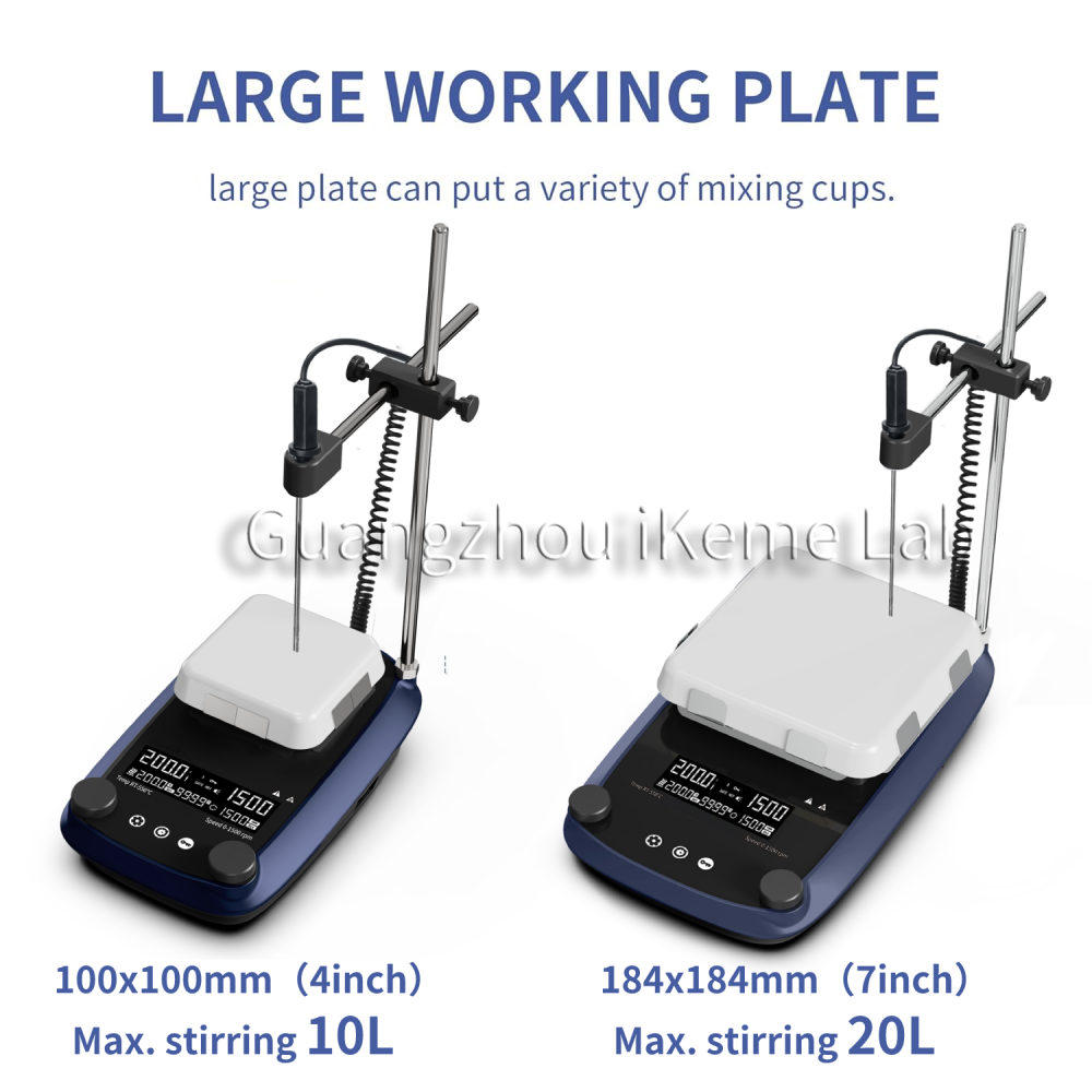IKEME LCD Digital Display Magn - Lab Magnetic Stirrer Hot Plate recension och pris