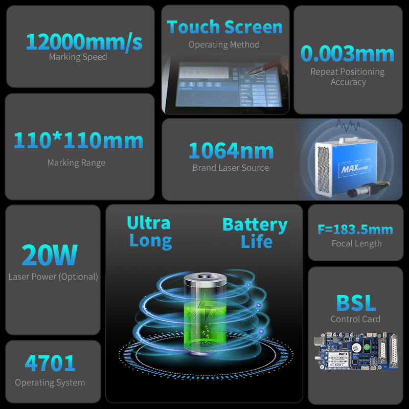 Good Price 20w 30w 50w Optical - Fiber Laser Marking Machine 30W recension och pris