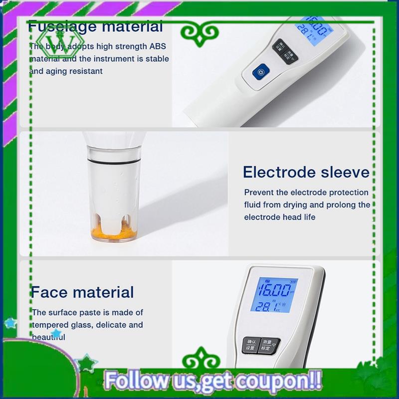 ABIK-Portable Digital PH Acidi - Ph Meter Digital Water Tester recension och pris