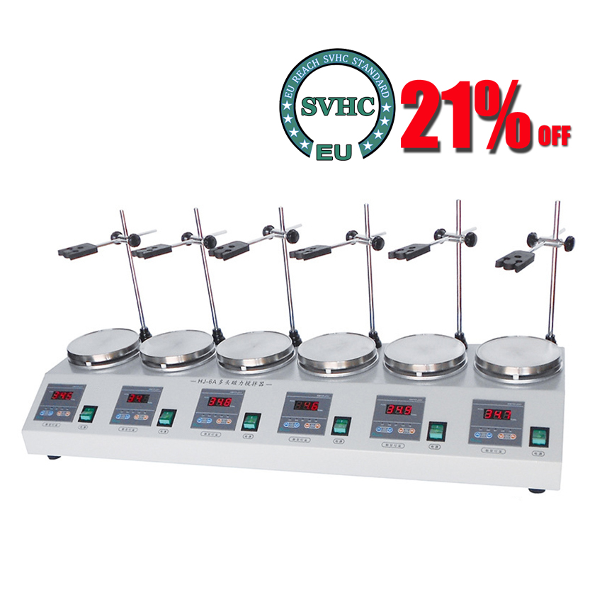 6-head Magnetic Heating Stirre - Lab Magnetic Stirrer Hot Plate recension och pris