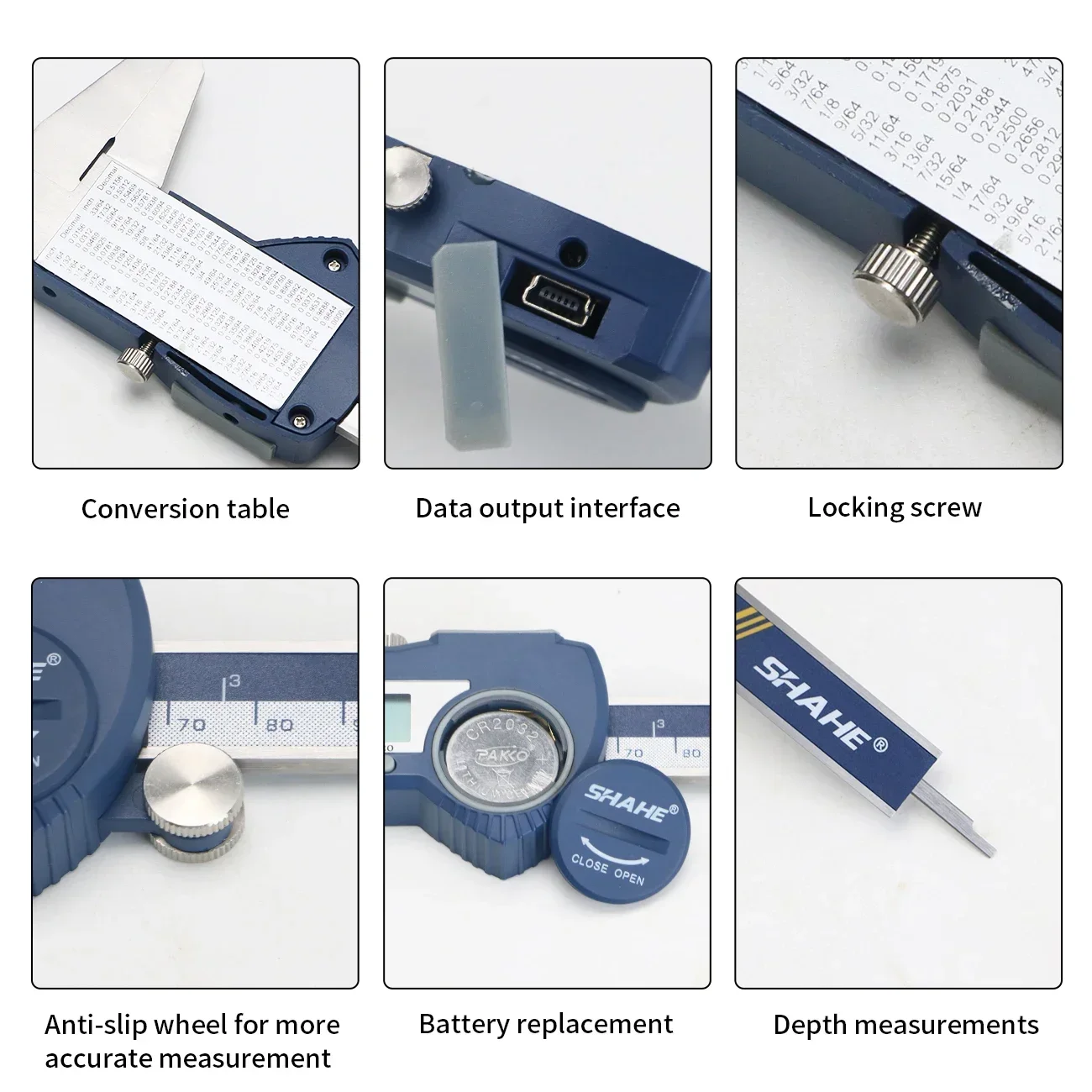 SHAHE Digital Caliper, 6 Inch/ - Digital Caliper 150Mm Stainless Steel recension och pris
