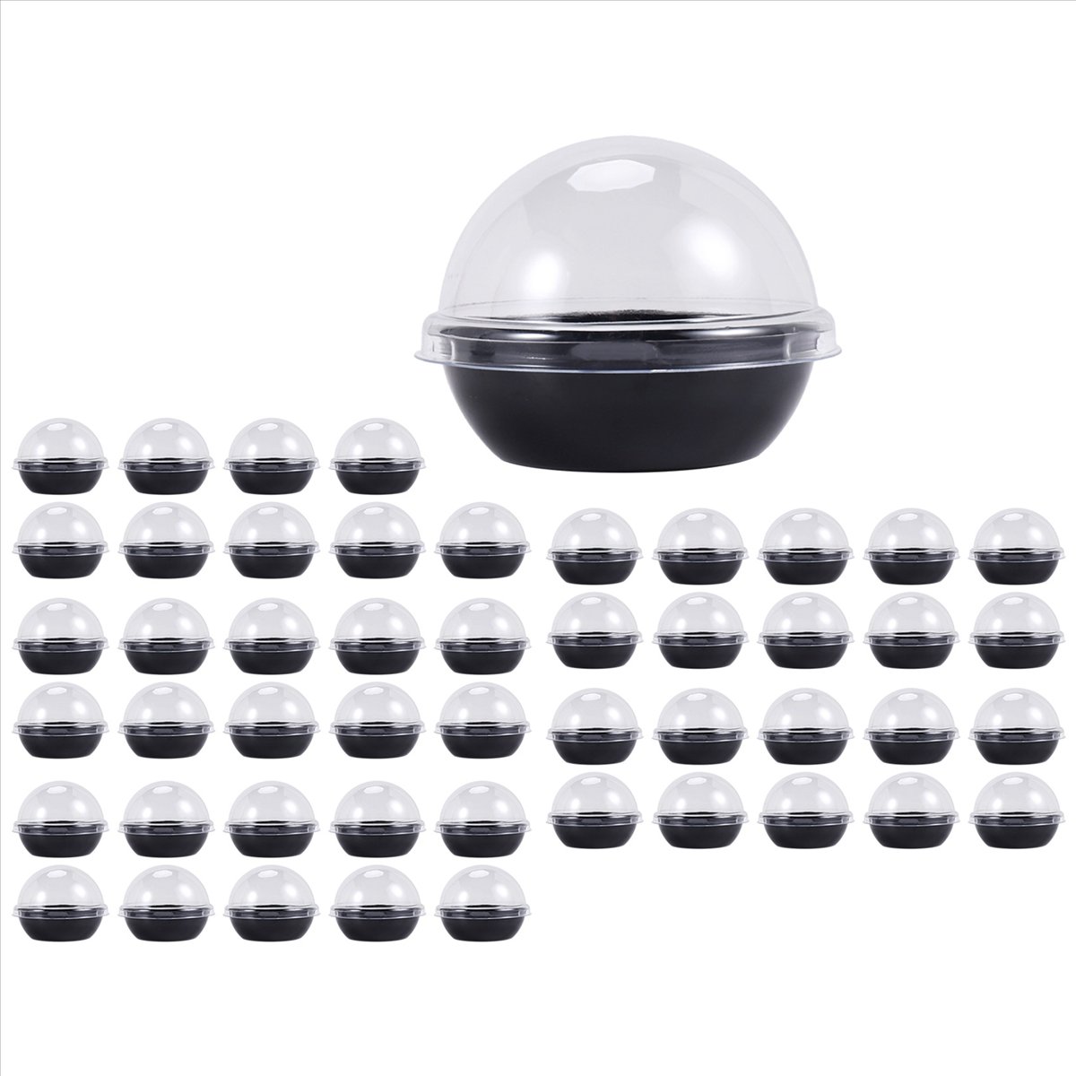 50 Pack Clear Plastic Mini Cup - Packaging recension och pris