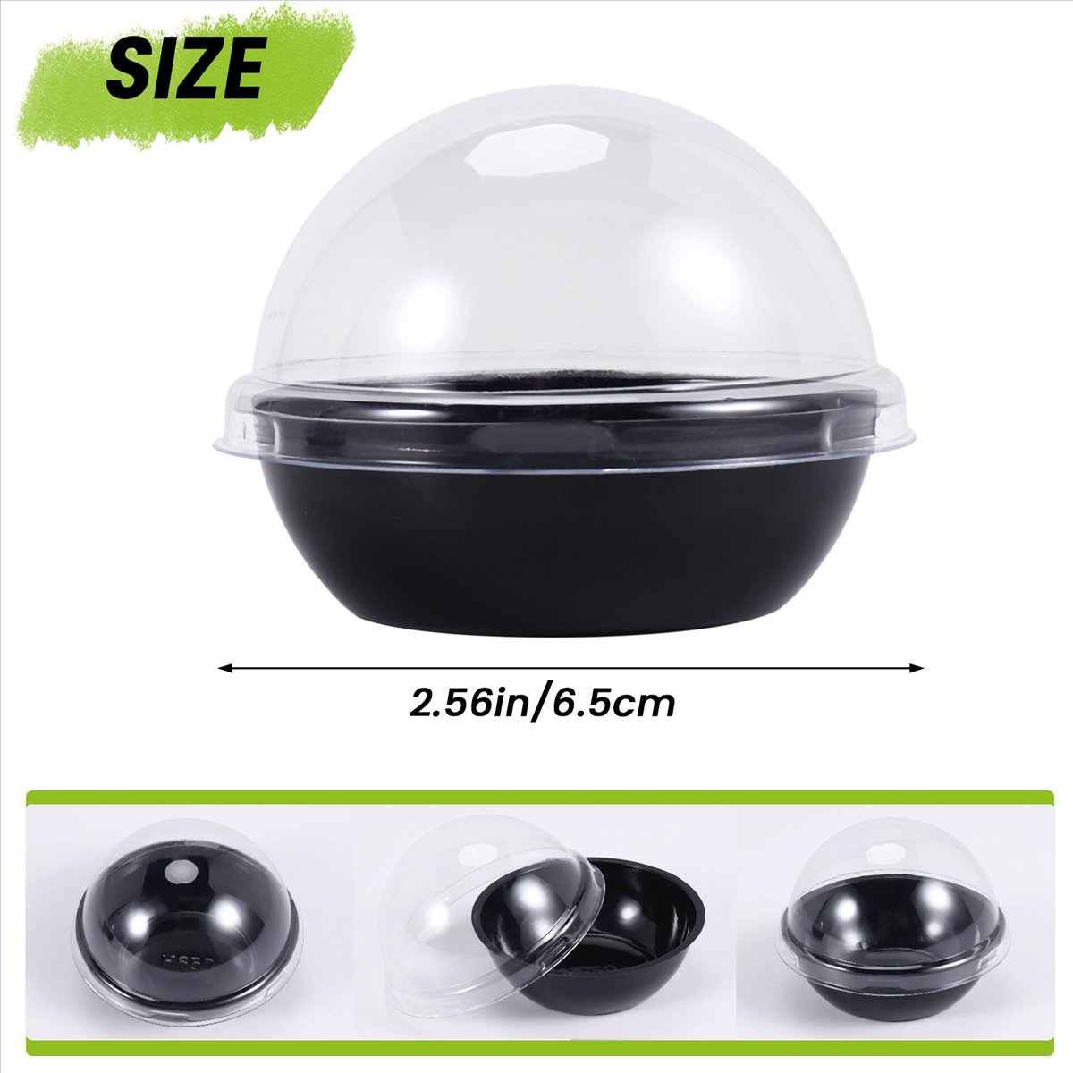 50 Pack Clear Plastic Mini Cup - Packaging recension och pris