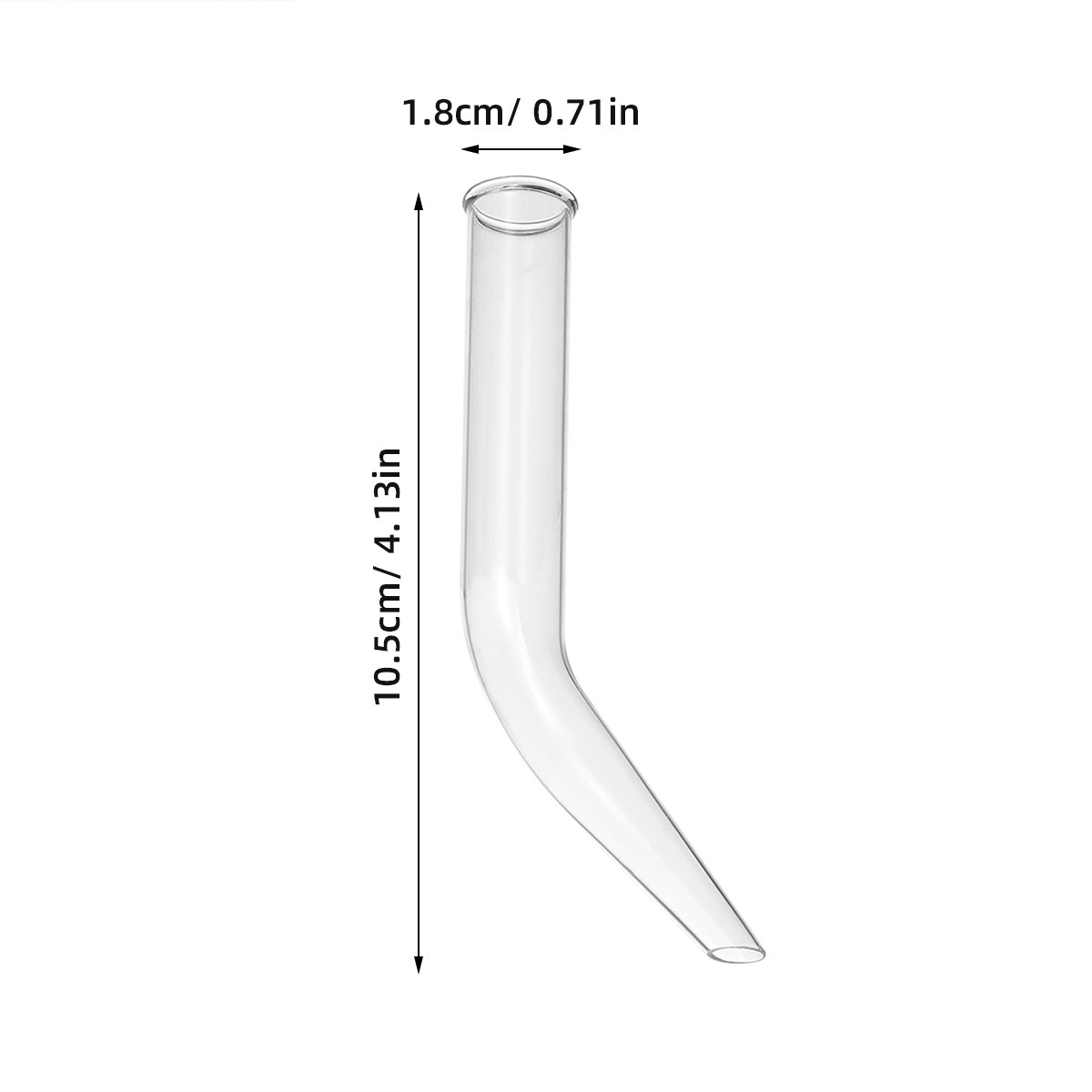 5Pcs Glass Distillation Tube T - Lab Equipment recension och pris