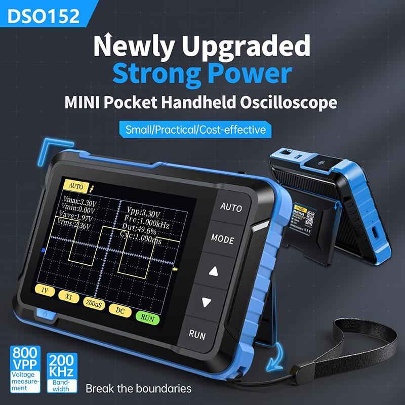 FNIRSI DSO152 Mini Handheld Di - Fnirsi Digital Oscilloscope Handheld recension och pris