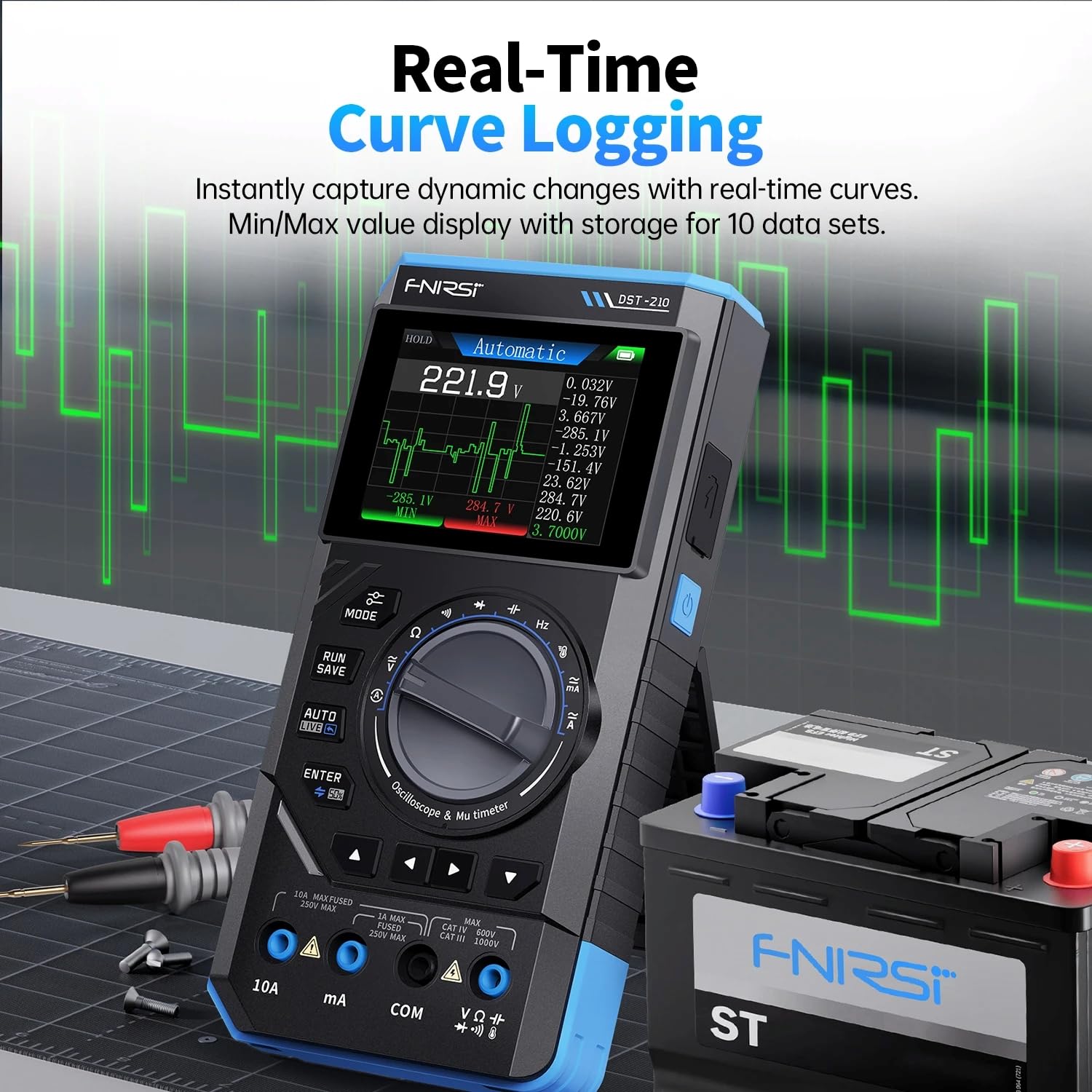 FNIRSI DST-210 Handheld Oscill - Fnirsi Digital Oscilloscope Handheld recension och pris