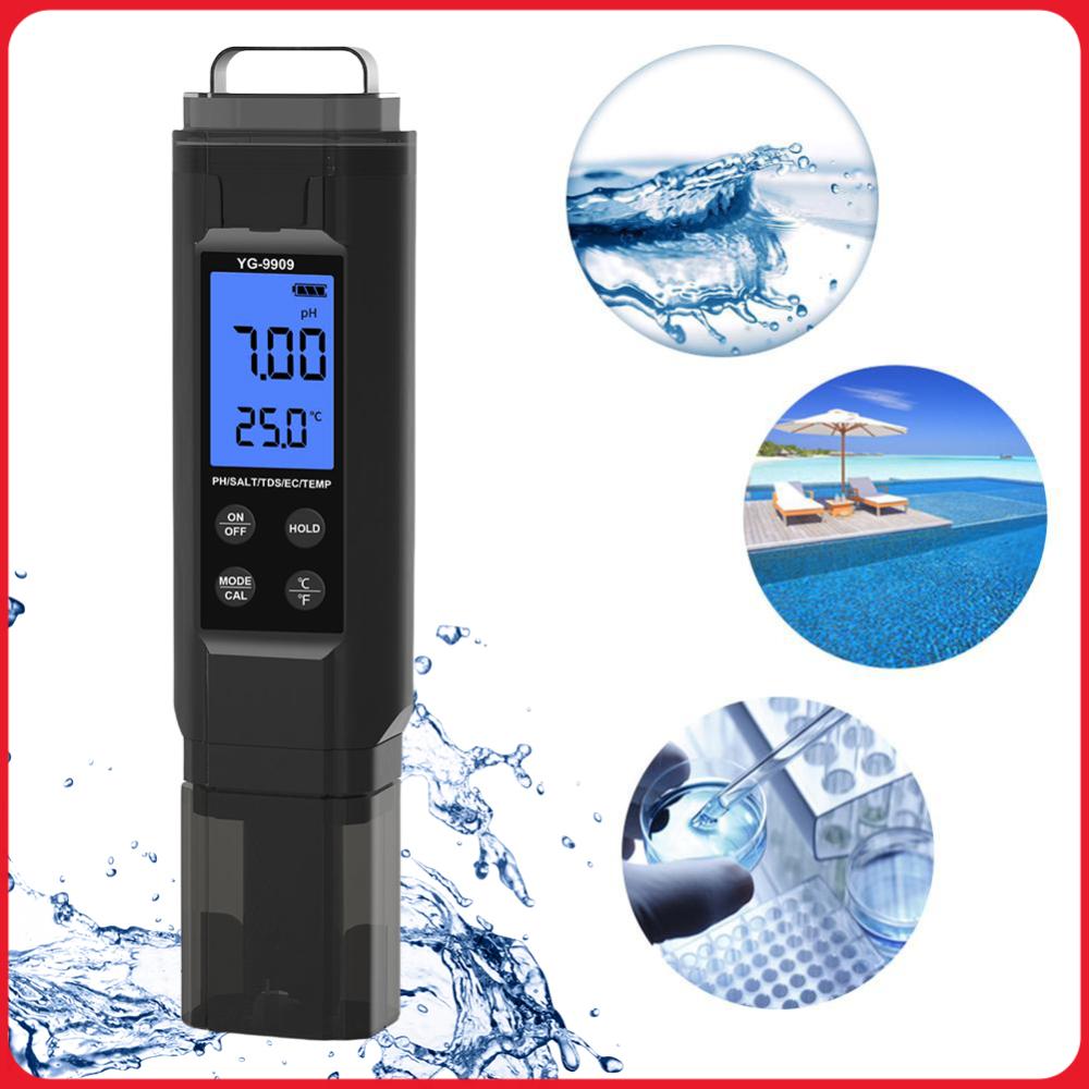 5 in 1 Digital Water Quality T - Ph Meter Digital Water Tester recension och pris
