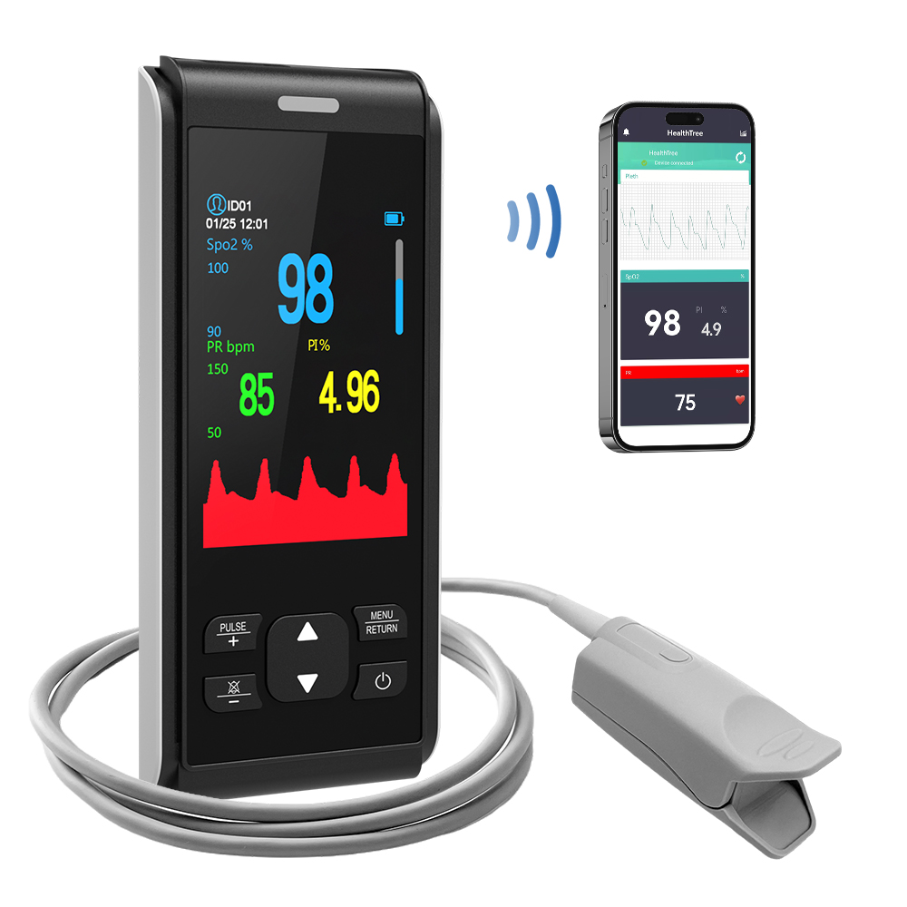 HealthTree Handheld Pulse Oxim - Pulse Oximeter Fingertip Rechargeable recension och pris