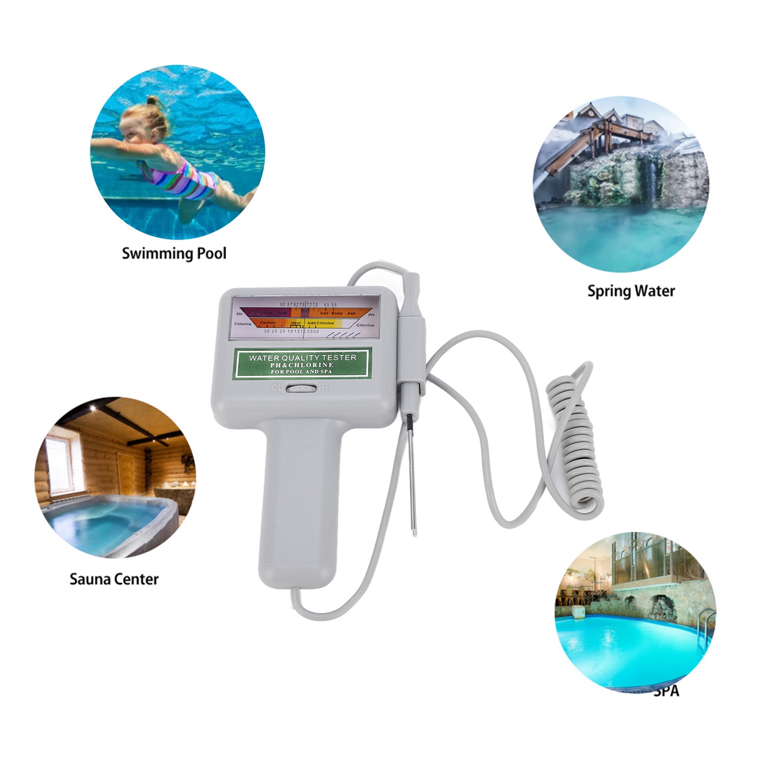 Digital Pool Water Tester pH C - Ph Meter Digital Water Tester recension och pris