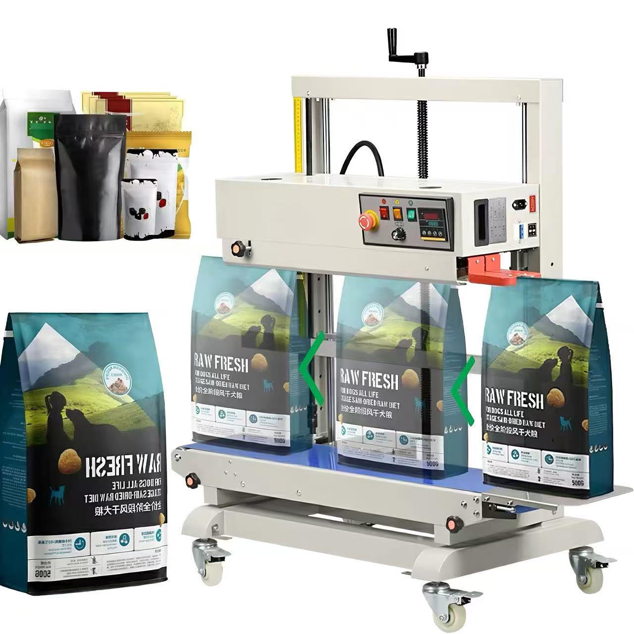 Vertical Continuous Band Seale - Plastic Bag Impulse Heat Sealer recension och pris