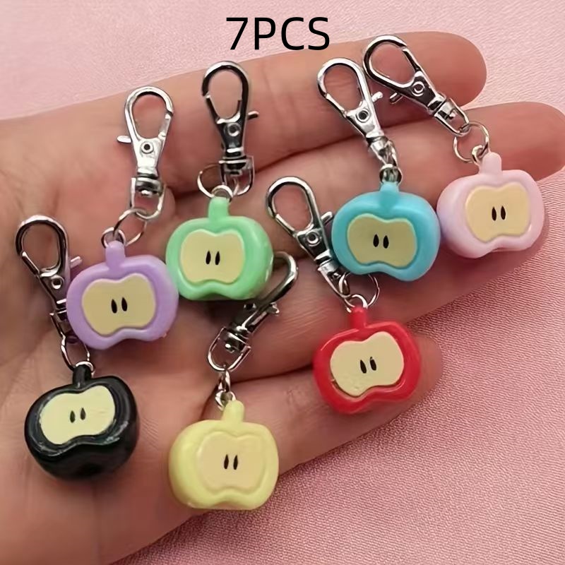 7pcs resin simulated Apple key - Packaging recension och pris
