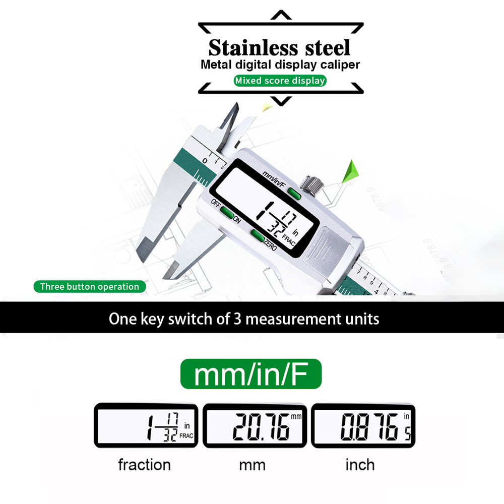 Stainless Steel High Accuracy  - Digital Caliper 150Mm Stainless Steel recension och pris