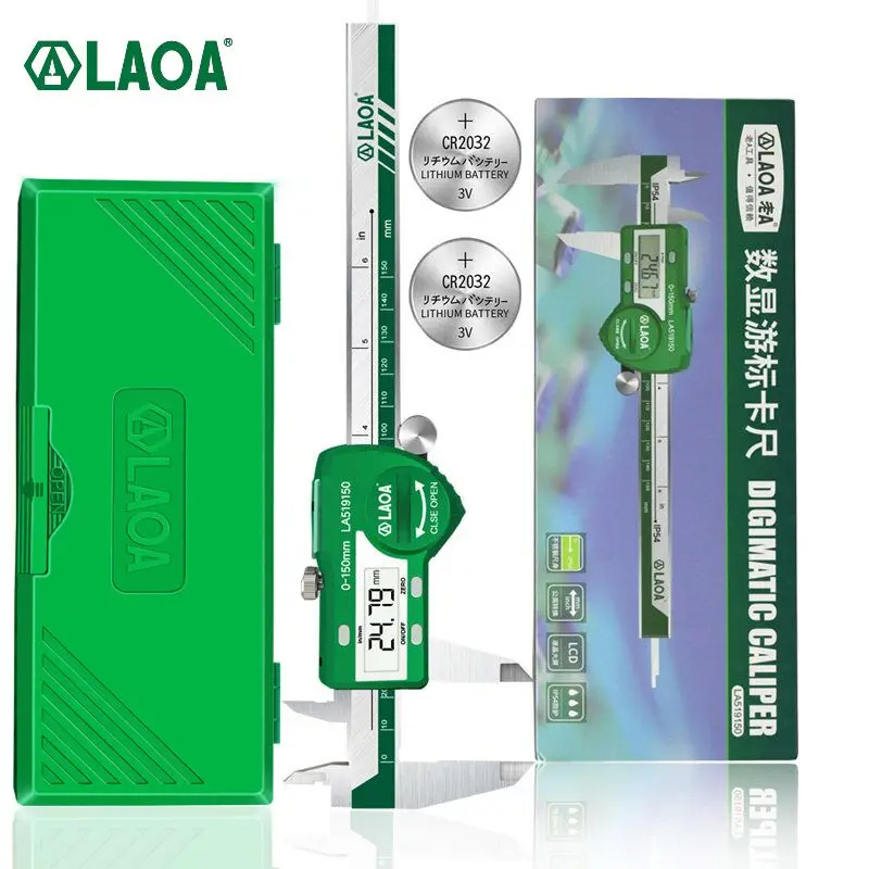 LAOA Digital Vernier Caliper 6 - Digital Caliper 150Mm Stainless Steel recension och pris