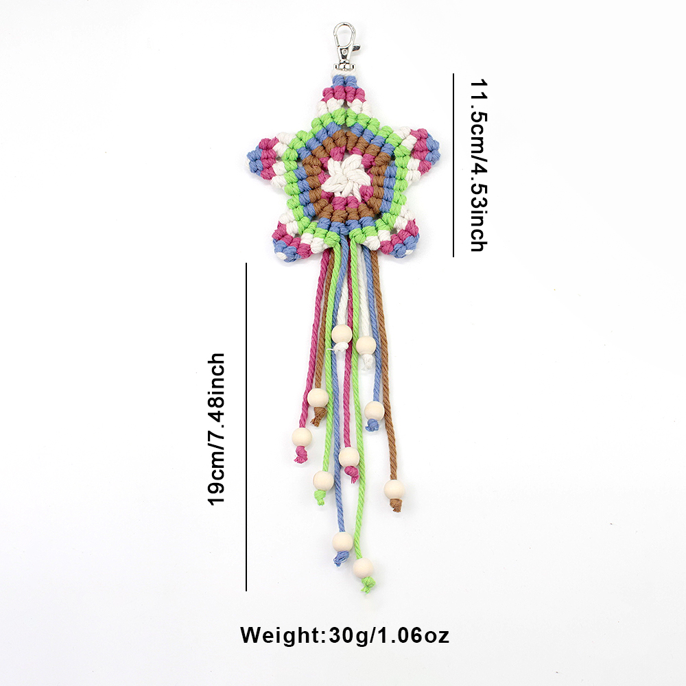 Boho Pentagram Tassel Pendant  - Packaging recension och pris
