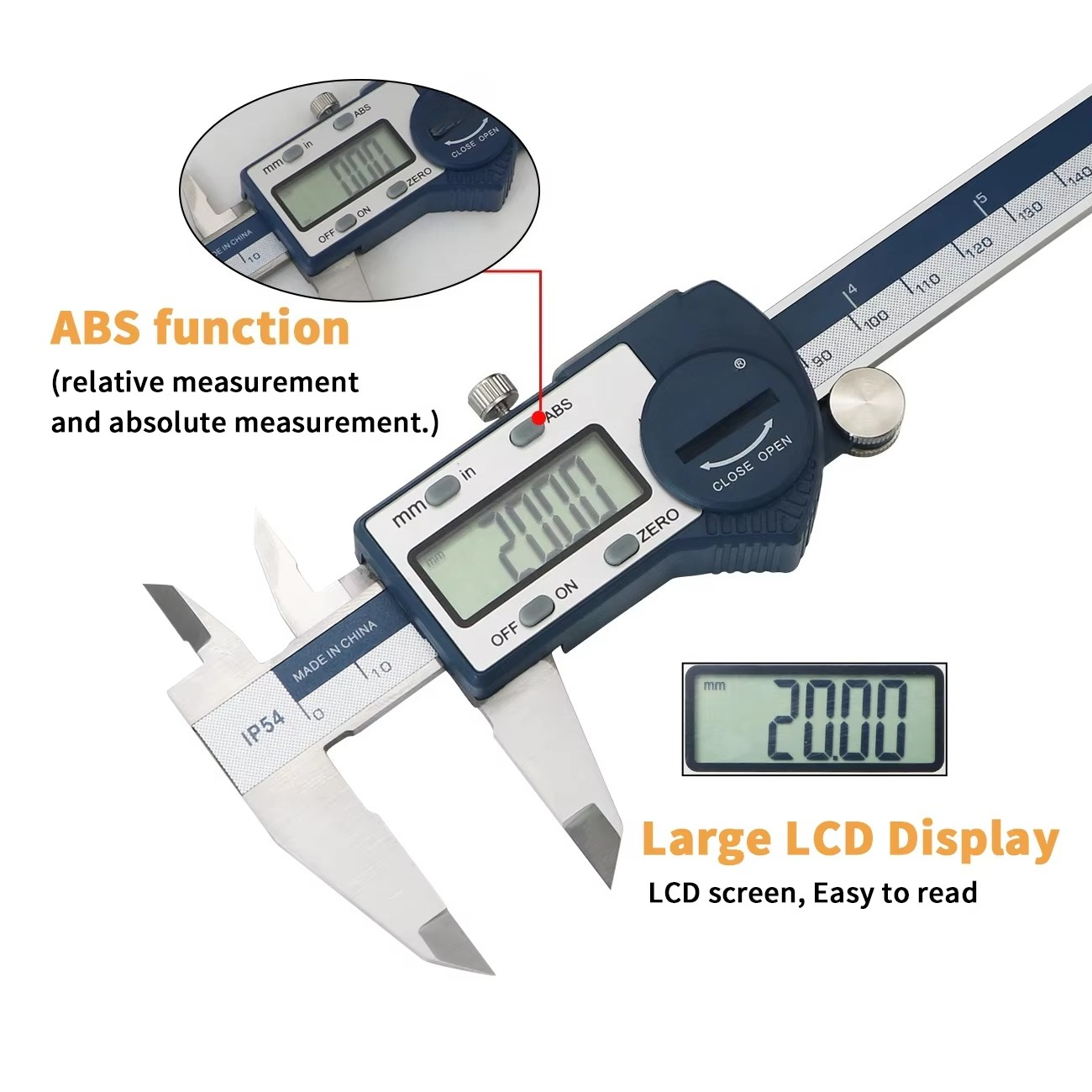IP54 0-150mm Digital Vernier C - Digital Caliper 150Mm Stainless Steel recension och pris