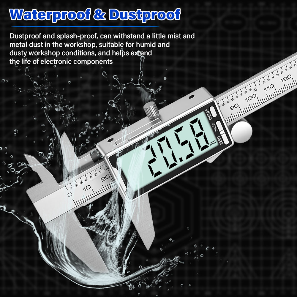 New 150mm 6 Inch Stainless Ste - Digital Caliper 150Mm Stainless Steel recension och pris