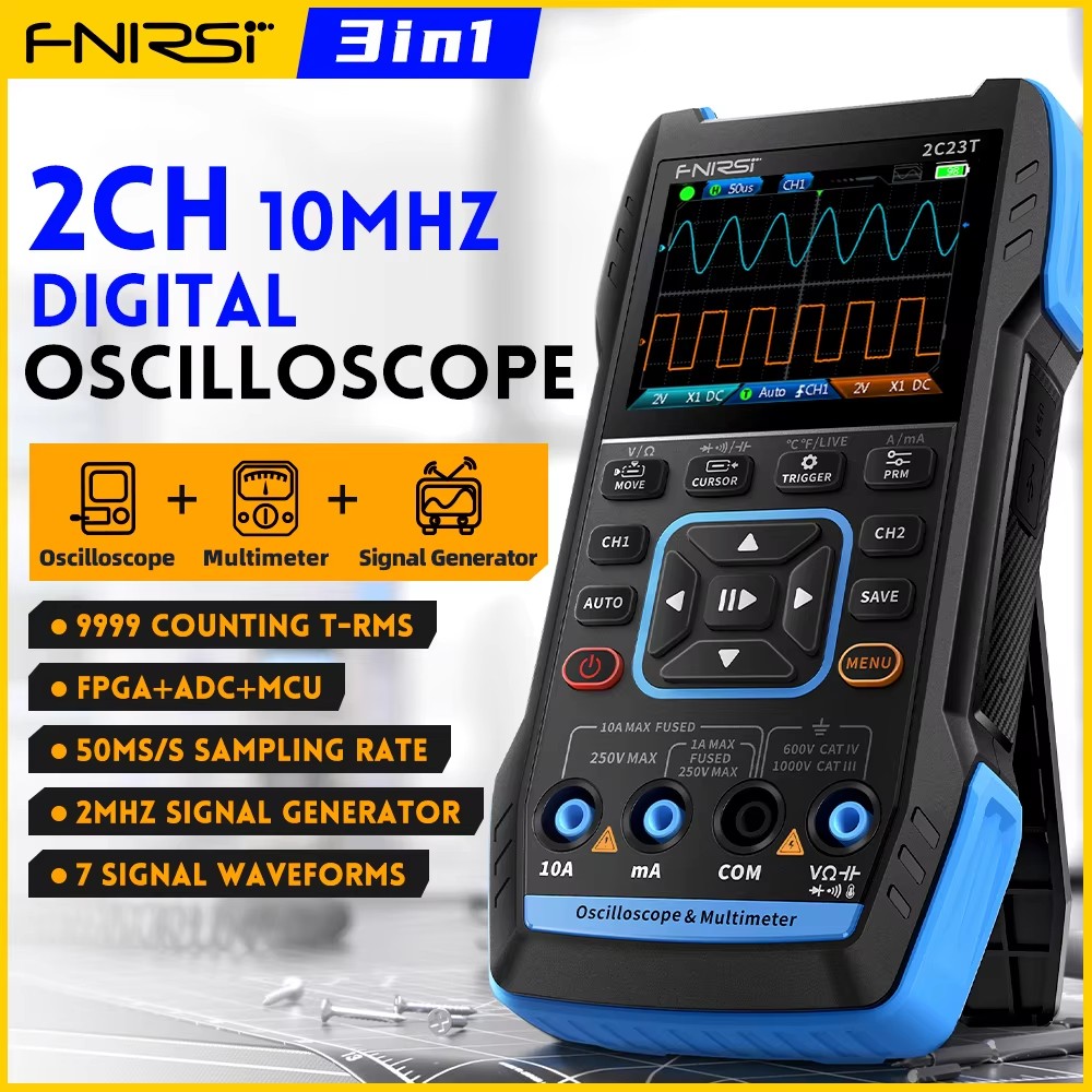FNIRSI 2C23T Handheld Digital  - Fnirsi Digital Oscilloscope Handheld recension och pris