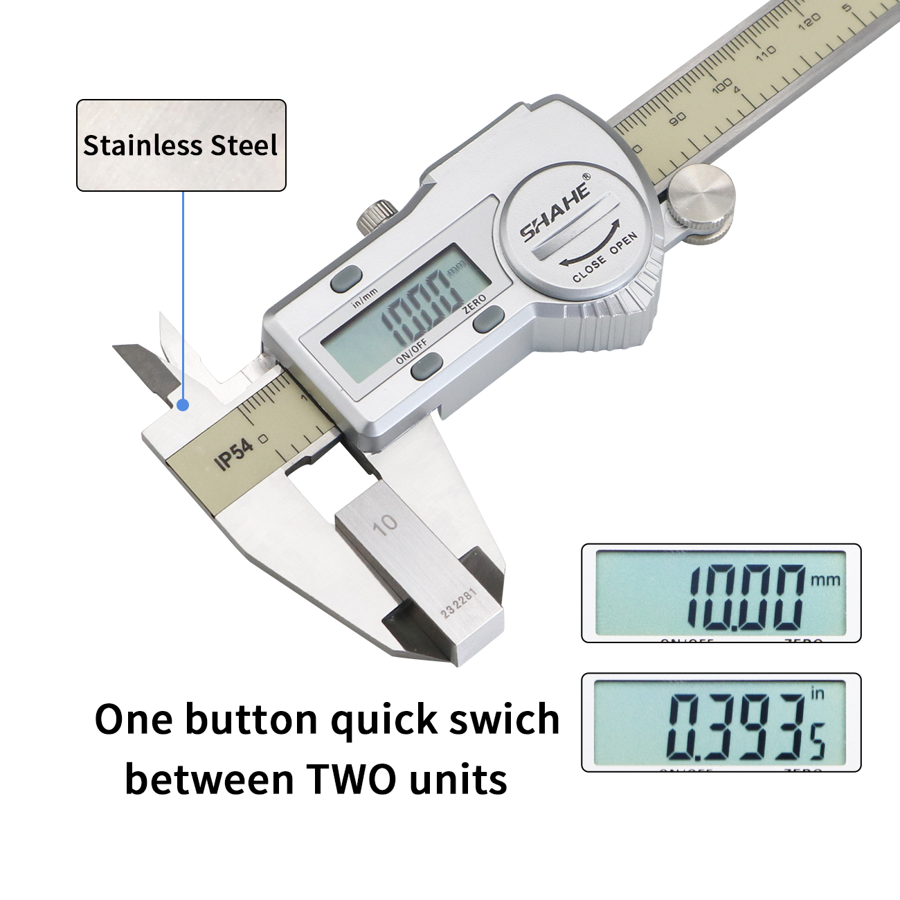 Shahe Calipers 0-150 MM Vernie - Digital Caliper 150Mm Stainless Steel recension och pris