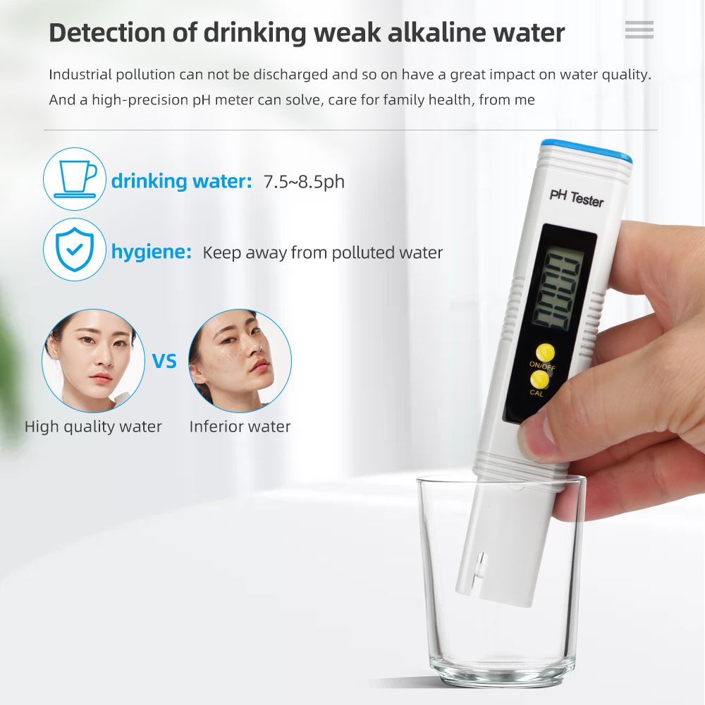 Water Quality Tester LCD Digit - Ph Meter Digital Water Tester recension och pris