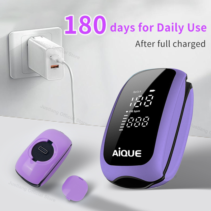 AiQUE Rechargeable Digital Fin - Pulse Oximeter Fingertip Rechargeable recension och pris