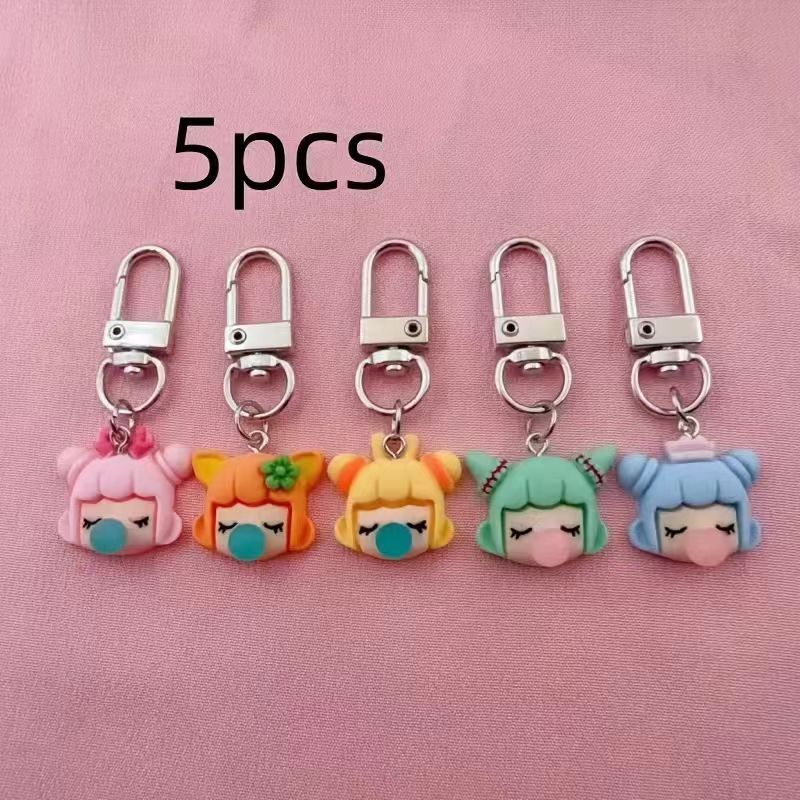 5pcs resin girl keychain, suit - Packaging recension och pris