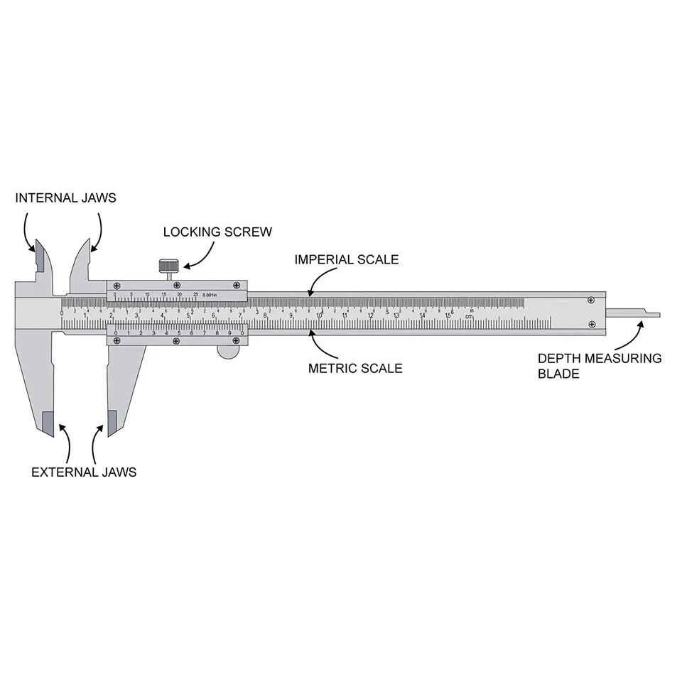 Stainless Steel Vernier Calipe - Digital Caliper 150Mm Stainless Steel recension och pris