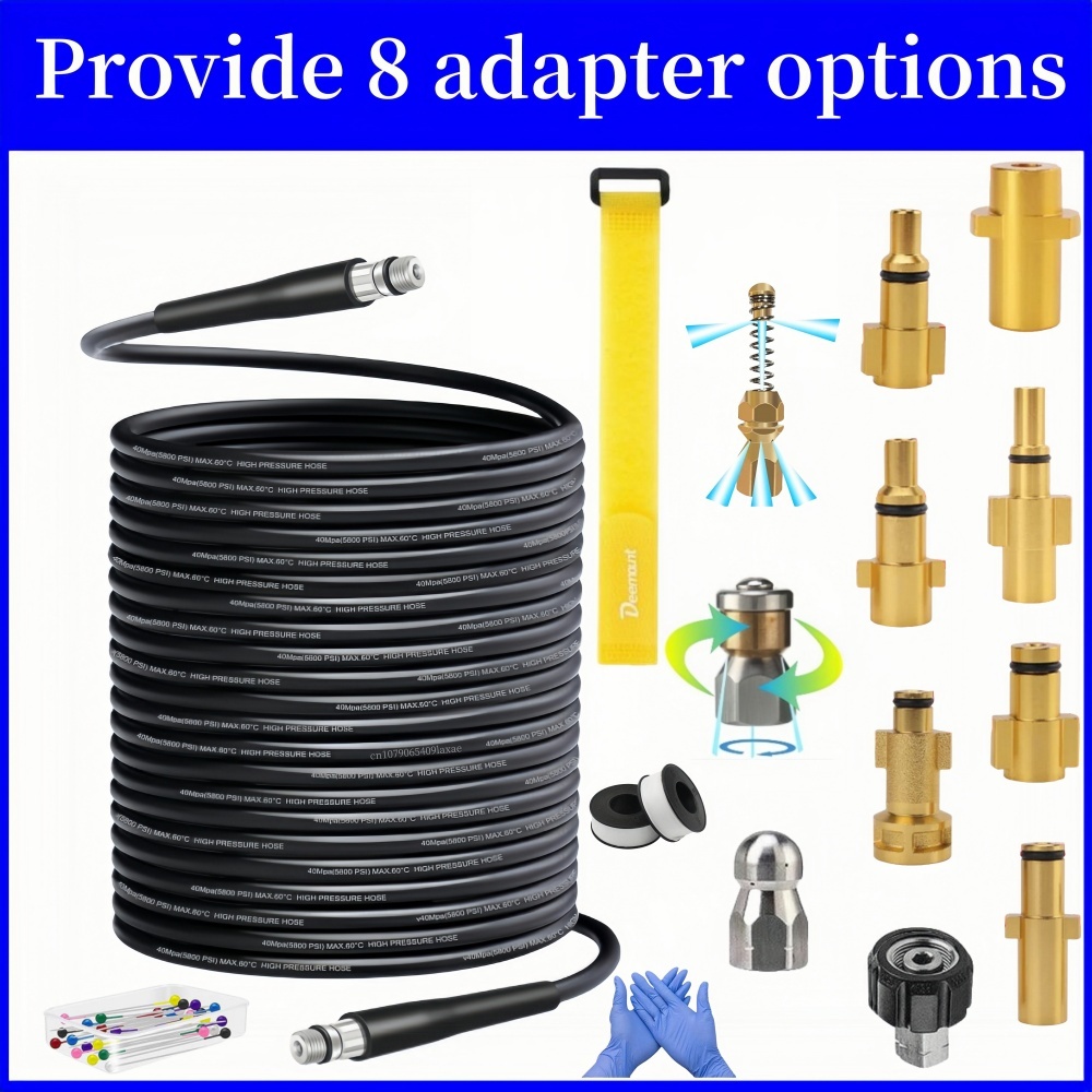 0.5~50m Sewer Cleaning Hose Hi - Vacuum Chamber Kit With Pump recension och pris