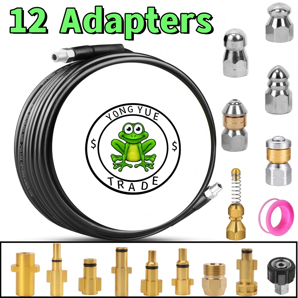 5~50m Pressure Washer Sewer Je - Vacuum Chamber Kit With Pump recension och pris