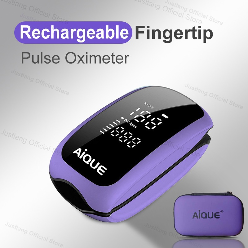 AiQUE Purple Rechargeable Oxim - Pulse Oximeter Fingertip Rechargeable recension och pris
