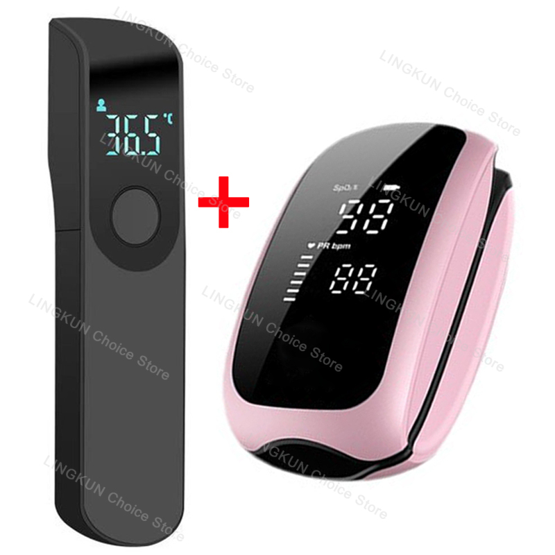 Forehead Digital Thermometer N - Pulse Oximeter Fingertip Rechargeable recension och pris